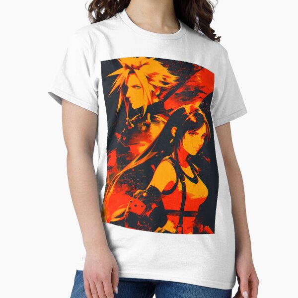 Item preview, Tifa & Cloud - 1 designed and sold by Infinite-Aspire.
