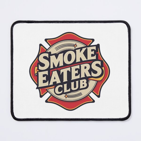 Item preview, Retro Smoke Eater Firefighter Logo designed and sold by mancikart.