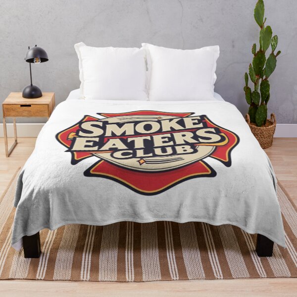 Item preview, Retro Smoke Eater Firefighter Logo designed and sold by mancikart.
