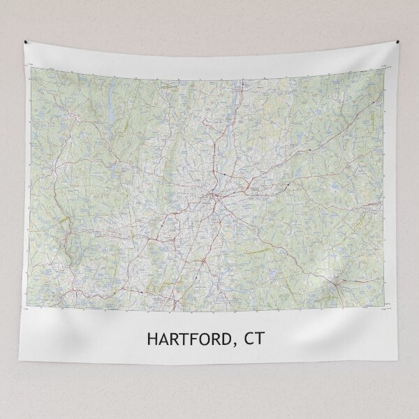 Item preview, HARTFORD, CT 100K Topographical Map Clean designed and sold by PGHPhotoCo.