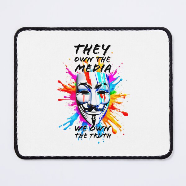 Item preview, Protest slogans. Anonymous. They own the media. designed and sold by Drone-tees.