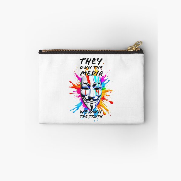 Item preview, Protest slogans. Anonymous. They own the media. designed and sold by Drone-tees.