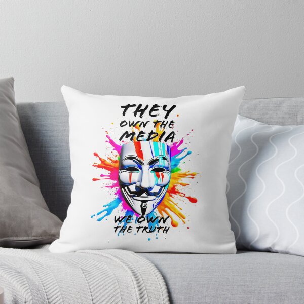 Item preview, Protest slogans. Anonymous. They own the media. designed and sold by Drone-tees.