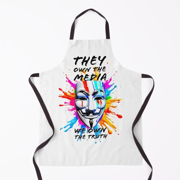 Item preview, Protest slogans. Anonymous. They own the media. designed and sold by Drone-tees.