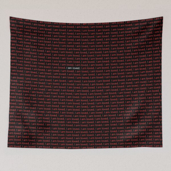 Item preview, I am loved. As the text says. It is true. designed and sold by Art by Marilynn Methven.