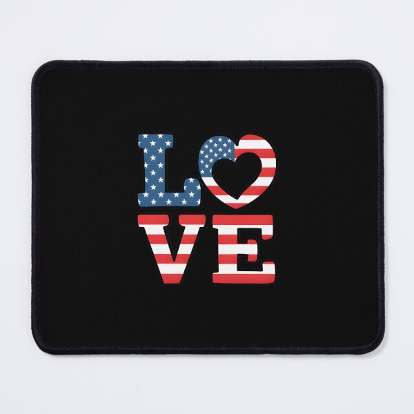 Item preview, United States of America Flag Love designed and sold by macadolie.
