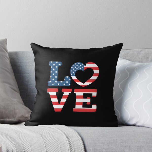 Item preview, United States of America Flag Love designed and sold by macadolie.