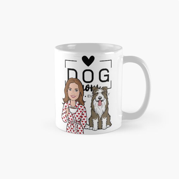 Item preview, Dog Mom All Day Every Day – Cozy Morning with a Pyrenean Sheepdog designed and sold by GoodyPaws.