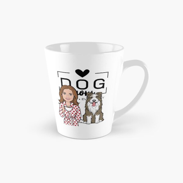 Item preview, Dog Mom All Day Every Day – Cozy Morning with a Pyrenean Sheepdog designed and sold by GoodyPaws.