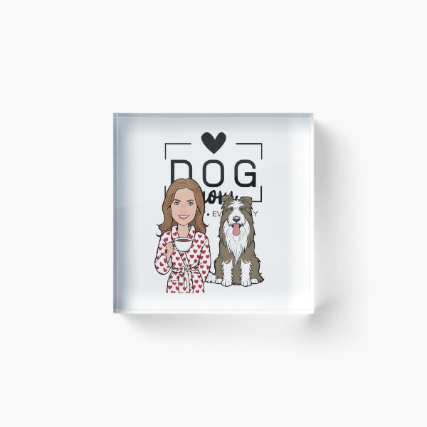 Item preview, Dog Mom All Day Every Day – Cozy Morning with a Pyrenean Sheepdog designed and sold by GoodyPaws.