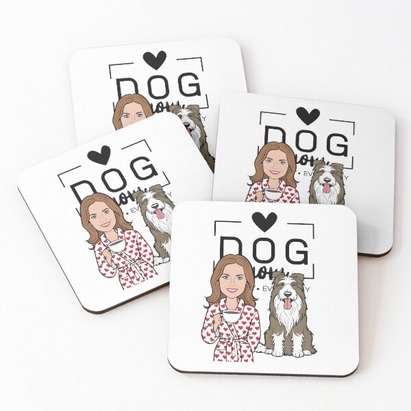Item preview, Dog Mom All Day Every Day – Cozy Morning with a Pyrenean Sheepdog designed and sold by GoodyPaws.