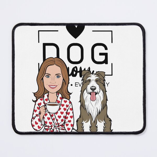 Item preview, Dog Mom All Day Every Day – Cozy Morning with a Pyrenean Sheepdog designed and sold by GoodyPaws.
