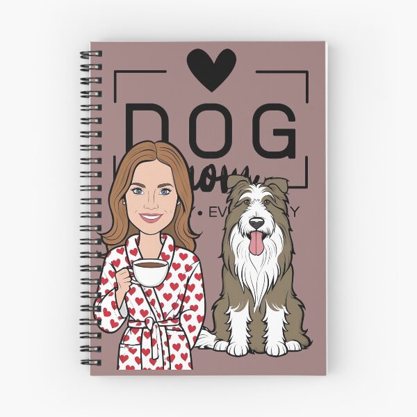 Item preview, Dog Mom All Day Every Day – Cozy Morning with a Pyrenean Sheepdog designed and sold by GoodyPaws.