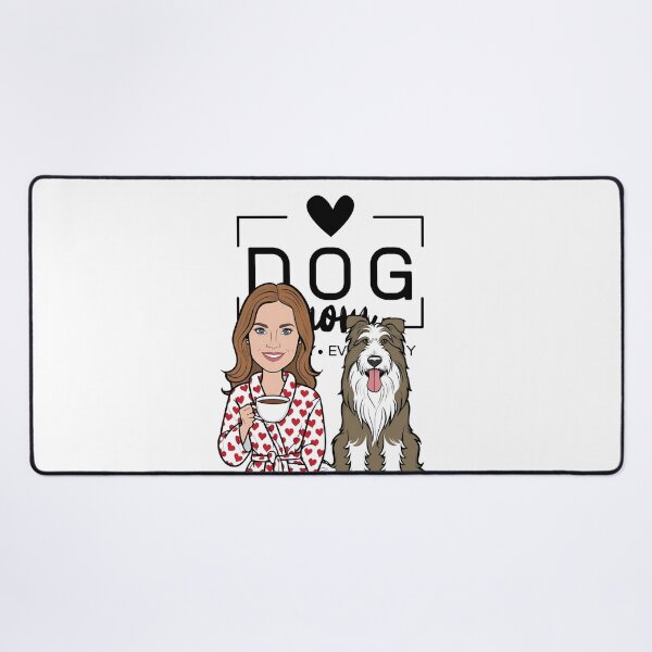 Item preview, Dog Mom All Day Every Day – Cozy Morning with a Pyrenean Sheepdog designed and sold by GoodyPaws.