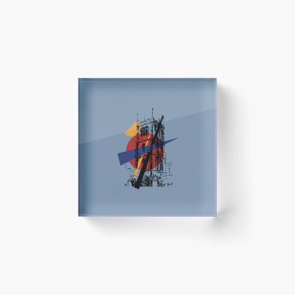 Item preview, Old Medieval Tower Bauhaus Style designed and sold by piacore.