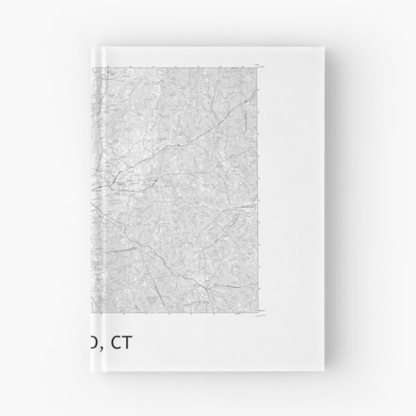 Item preview, HARTFORD, CT 100K Topographical Map Black and White designed and sold by PGHPhotoCo.
