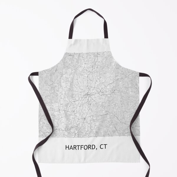 Item preview, HARTFORD, CT 100K Topographical Map Black and White designed and sold by PGHPhotoCo.