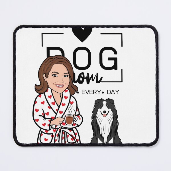 Item preview,  Dog Mom All Day Every Day – Cozy Morning with a Pyrenean Sheepdog designed and sold by GoodyPaws.
