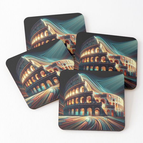 Item preview, Abstract Rome Colosseum Victor Vasarely Style Great Design designed and sold by Creat-Des.