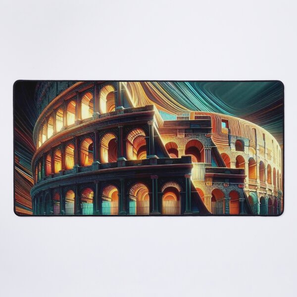 Item preview, Abstract Rome Colosseum Victor Vasarely Style Great Design designed and sold by Creat-Des.