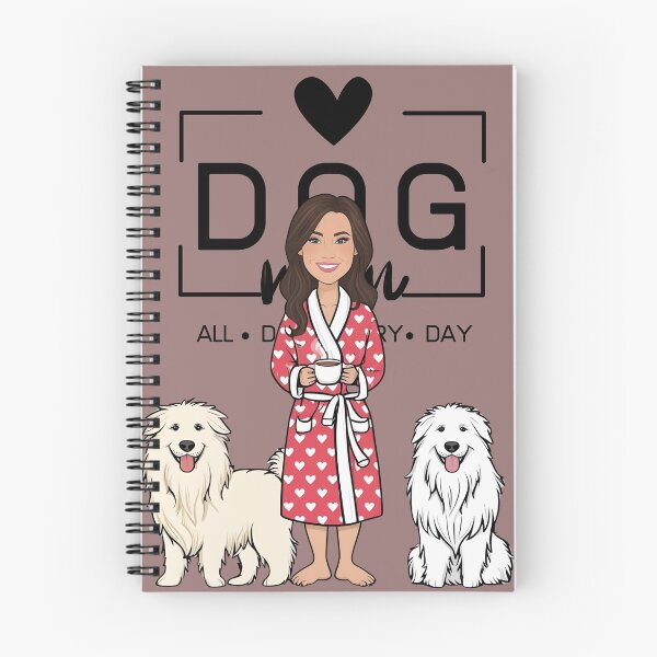 Item preview, Dog Mom All Day Every Day – Cozy Morning with a Pyrenean Sheepdog designed and sold by GoodyPaws.