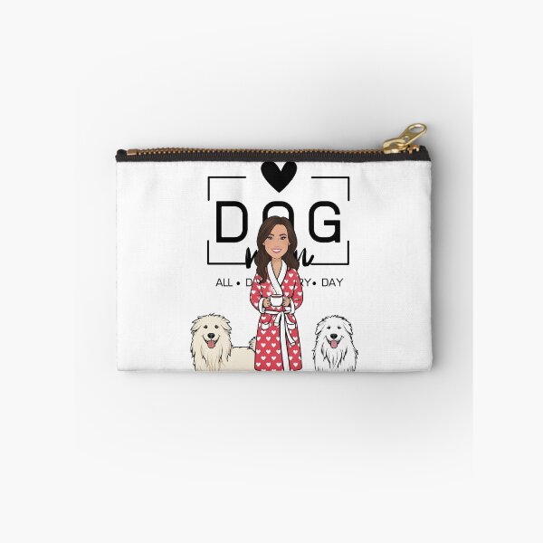 Item preview, Dog Mom All Day Every Day – Cozy Morning with a Pyrenean Sheepdog designed and sold by GoodyPaws.