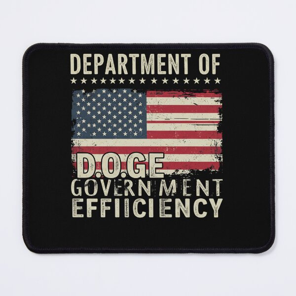 Item preview, Doge Department Of Government Efficiency Us Flag designed and sold by studiopekepeke.