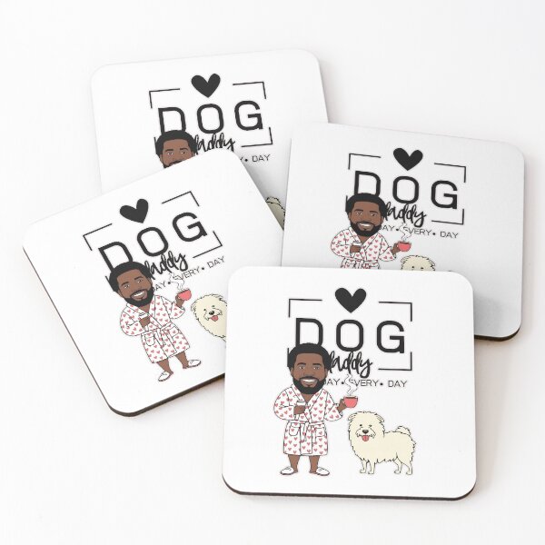 Item preview,  Dog Dad All Day Every Day – Cozy Morning with a Pyrenean Sheepdog designed and sold by GoodyPaws.