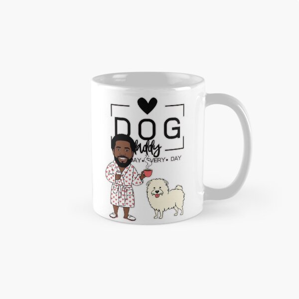 Item preview,  Dog Dad All Day Every Day – Cozy Morning with a Pyrenean Sheepdog designed and sold by GoodyPaws.