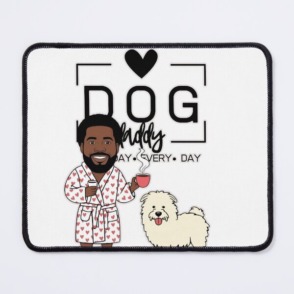 Item preview,  Dog Dad All Day Every Day – Cozy Morning with a Pyrenean Sheepdog designed and sold by GoodyPaws.