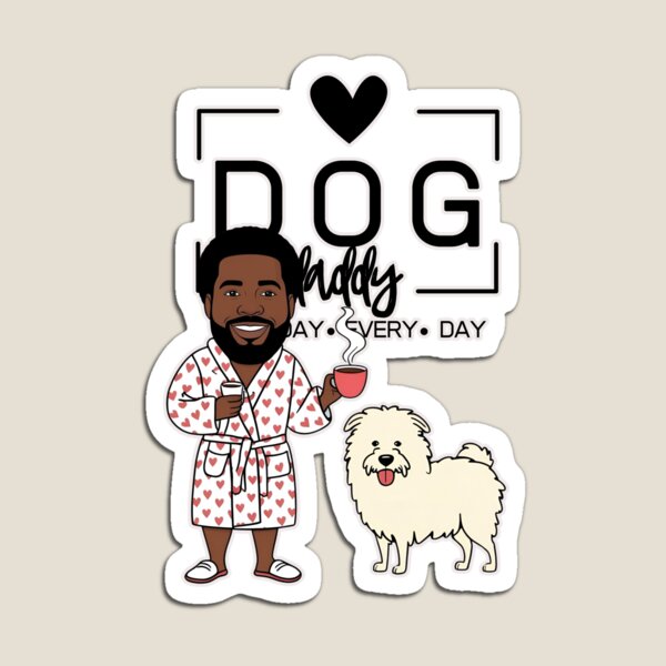 Item preview,  Dog Dad All Day Every Day – Cozy Morning with a Pyrenean Sheepdog designed and sold by GoodyPaws.