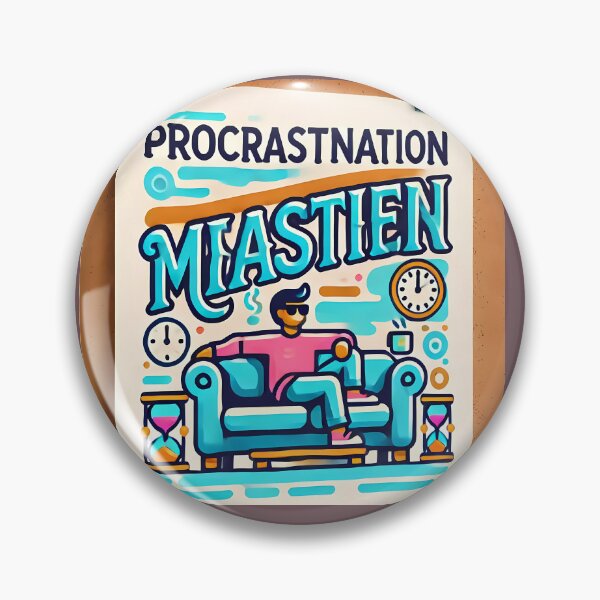 Item preview, "Certified Procrastination Master – The Art of Doing It Later" designed and sold by Marcinkowski-studio .