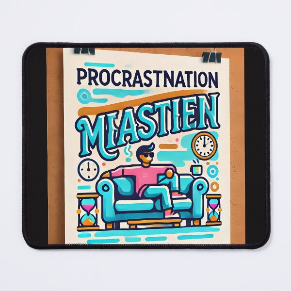 Item preview, "Certified Procrastination Master – The Art of Doing It Later" designed and sold by Marcinkowski-studio .