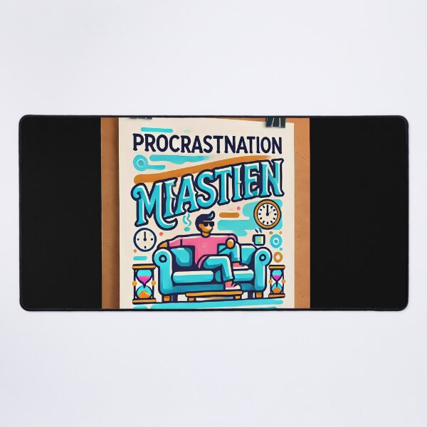Item preview, "Certified Procrastination Master – The Art of Doing It Later" designed and sold by Marcinkowski-studio .
