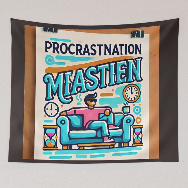 Item preview, "Certified Procrastination Master – The Art of Doing It Later" designed and sold by Marcinkowski-studio .