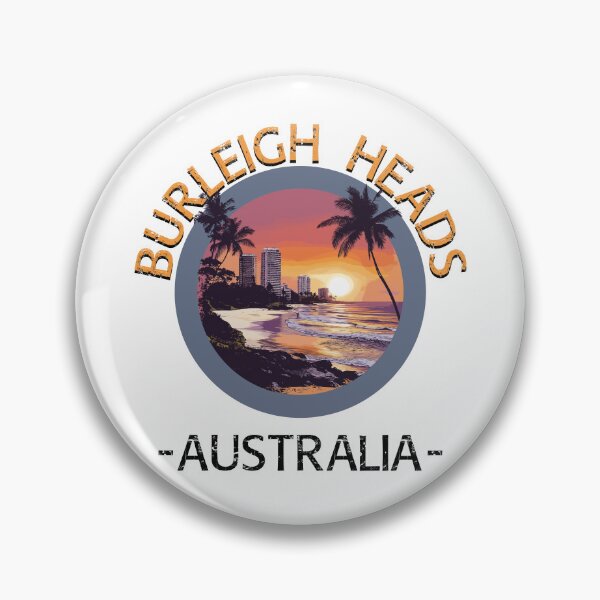 Item preview, Burleigh Heads - Australia (with Orange Lettering) designed and sold by VelvetRoom.