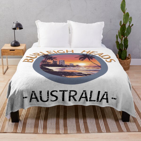 Item preview, Burleigh Heads - Australia (with Orange Lettering) designed and sold by VelvetRoom.