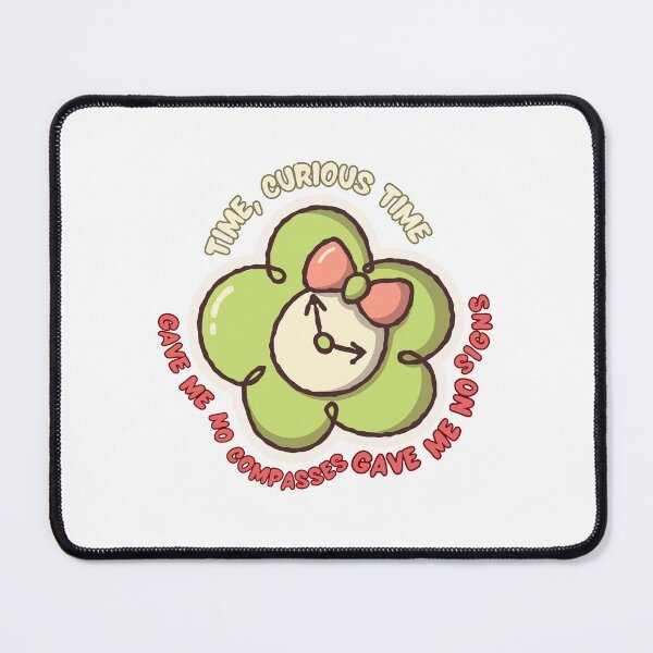 Item preview, Time, Curious Time ~ cute lovely flower clock aesthetic designed and sold by Raining Cats & Books.