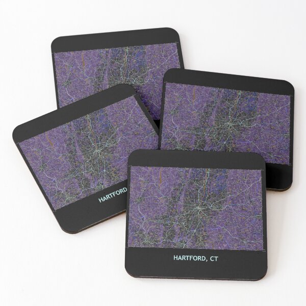 Item preview, HARTFORD, CT 100K Topographical Map Dark designed and sold by PGHPhotoCo.