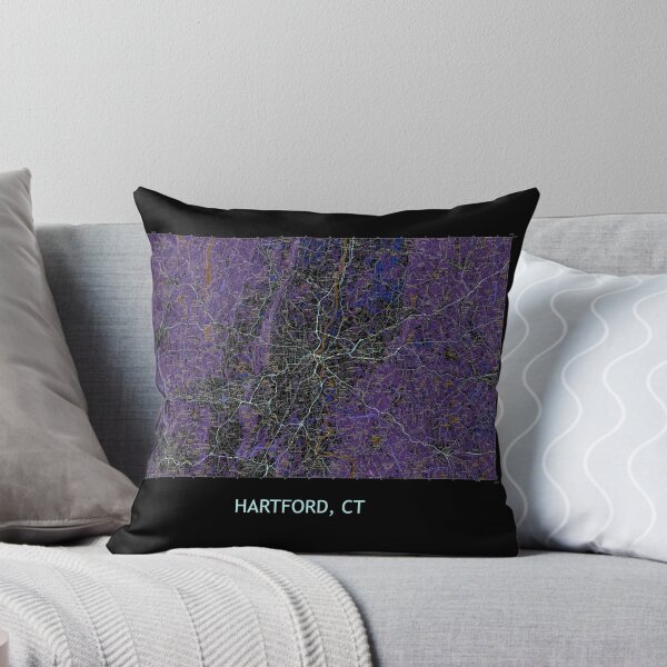Item preview, HARTFORD, CT 100K Topographical Map Dark designed and sold by PGHPhotoCo.