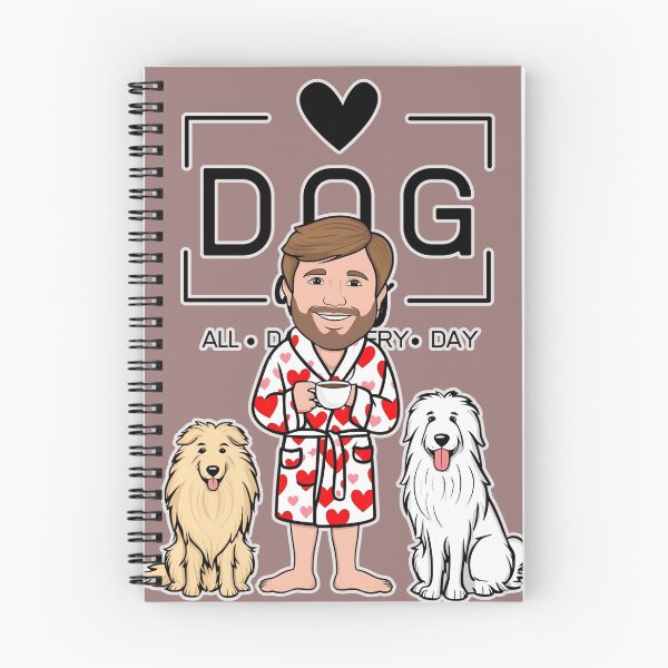 Item preview,  Dog Dad All Day Every Day – Cozy Morning with a Pyrenean Sheepdog designed and sold by GoodyPaws.