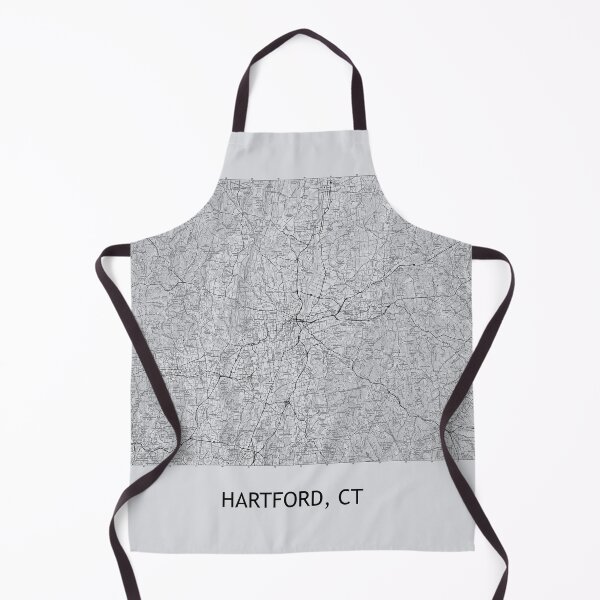 Item preview, HARTFORD, CT 100K Topographical Map Grey designed and sold by PGHPhotoCo.