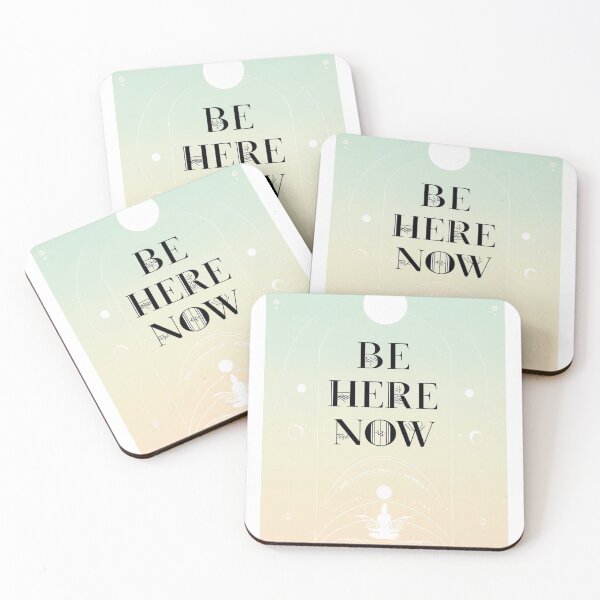 Item preview, Be Here Now – Mindfulness & Presence Inspirational Design designed and sold by IINSPIRA.