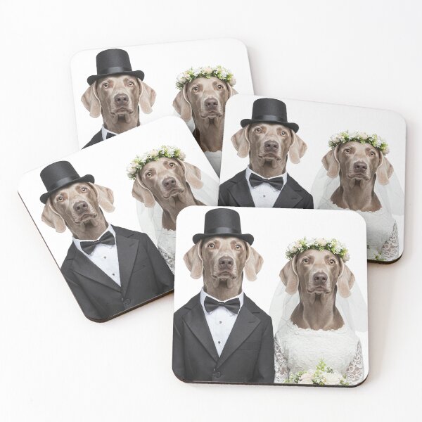 Item preview, Weimaraner Wedding designed and sold by Dog Lover Club.