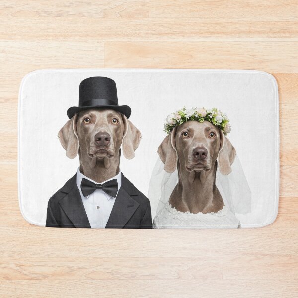 Item preview, Weimaraner Wedding designed and sold by Dog Lover Club.