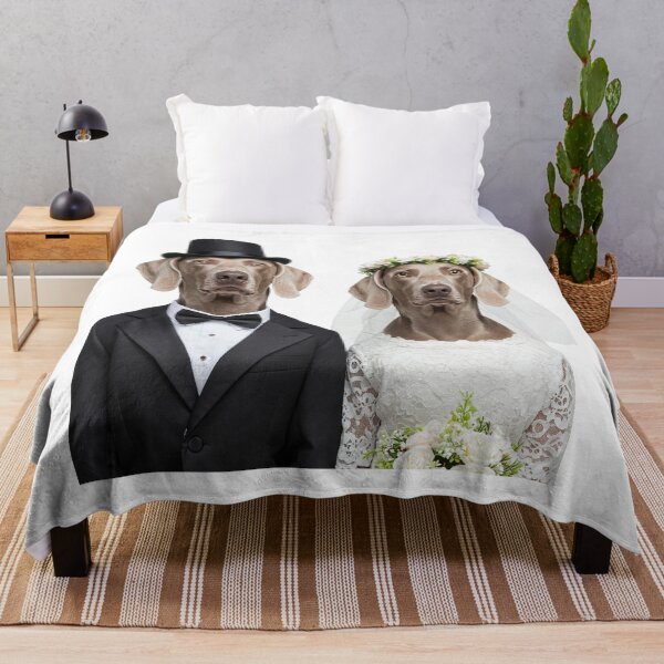 Item preview, Weimaraner Wedding designed and sold by Dog Lover Club.