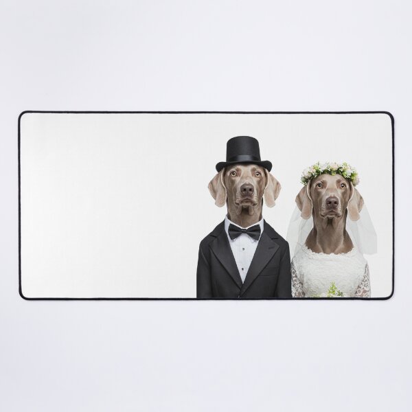 Item preview, Weimaraner Wedding designed and sold by Dog Lover Club.
