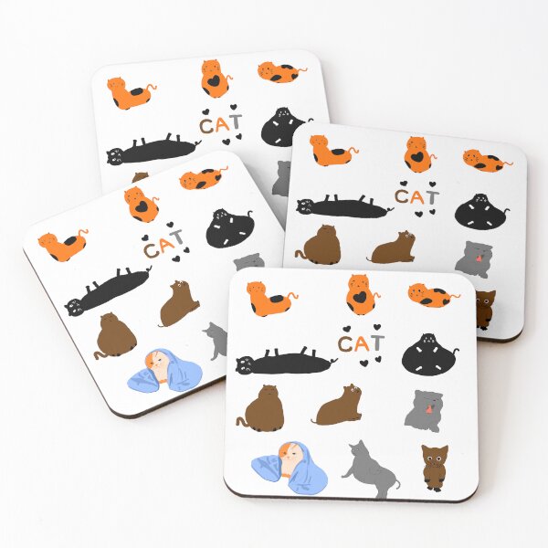 Item preview, cat meme stickers designed and sold by NotJoyEveryday.