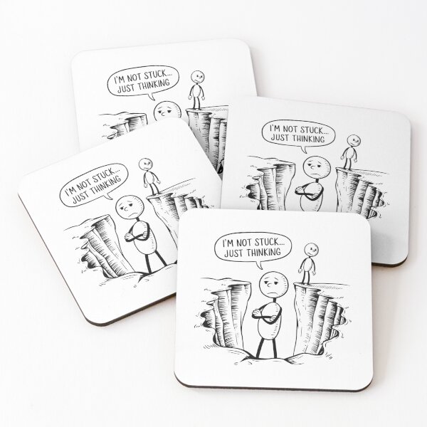 Item preview, I'm Not Stuck... Just Thinking designed and sold by SignumShop.