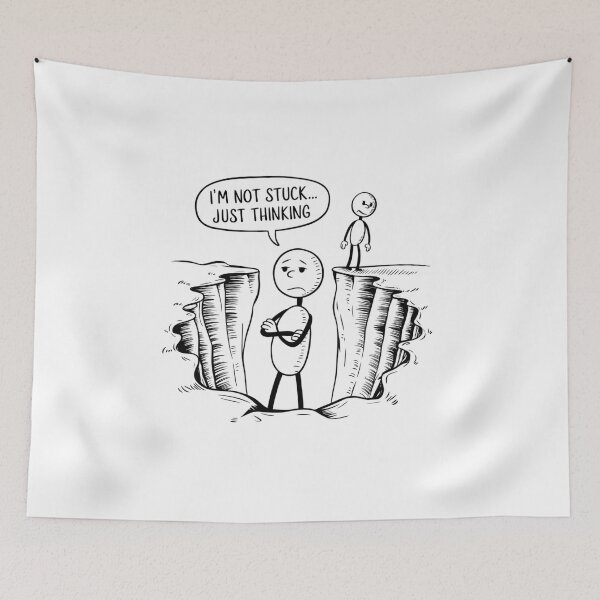 Item preview, I'm Not Stuck... Just Thinking designed and sold by SignumShop.